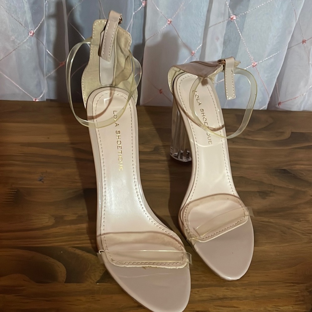 Clear women’s shoes